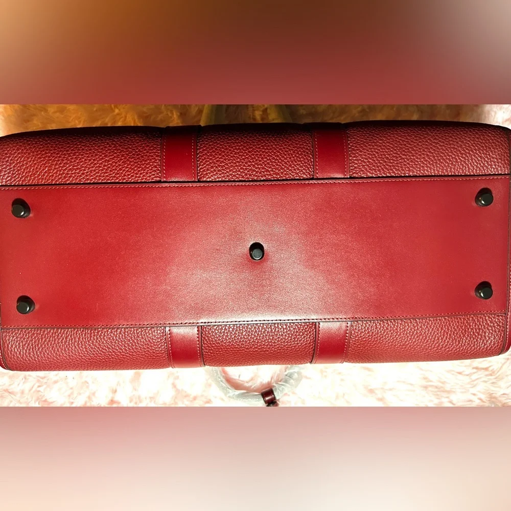 COACH GOTHAM DUFFLE 45/DARK RUBY - Picture 6 of 11
